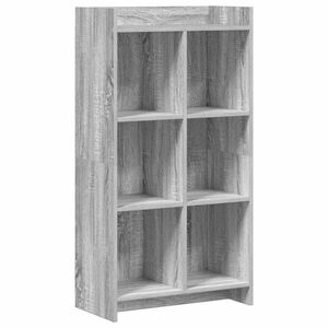 vidaXL Kirjahylly Harmaa Sonoma 59 x 30 x 111 cm Tekninen puu