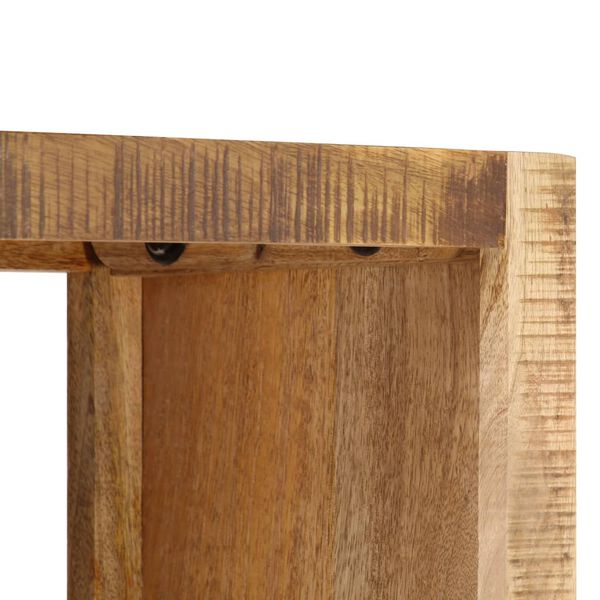 vidaXL Kirjahylly 80x25x175 cm kiinte&auml; mangopuu