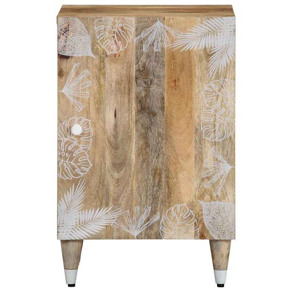 vidaXL Kylpyhuoneen kaappi 38x33,5x58 cm t&auml;ysi mangopuu