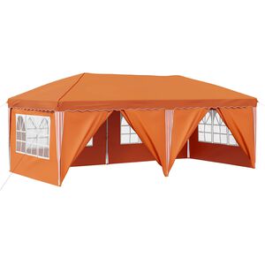 vidaXL Pop-up Juhlateltta 575 x 288 x 245 cm Oranssi