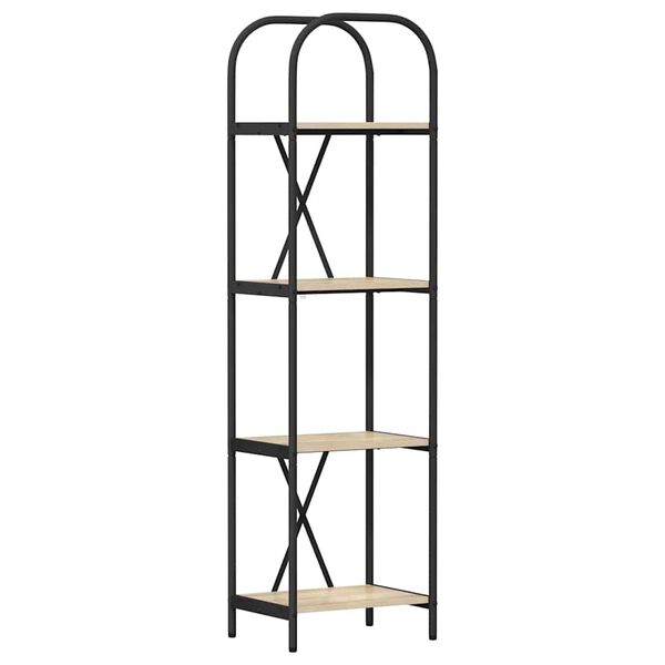 vidaXL Kirjahylly Sonoman tammi 40 x 30 x 146 cm Tekninen puu