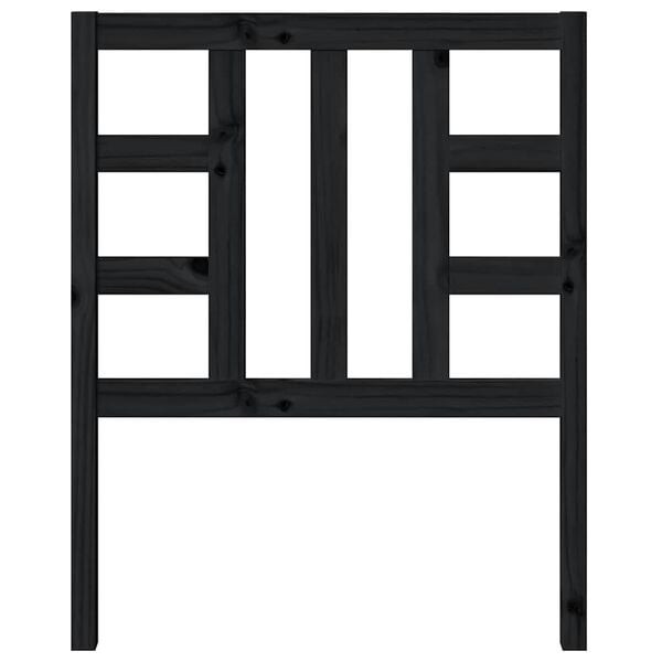 vidaXL S&auml;ngynp&auml;&auml;ty musta 81x4x100 cm t&auml;ysi m&auml;nty