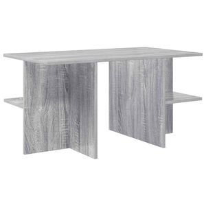 vidaXL Sohvap&ouml;yt&auml; Harmaa sonoma 87 x 50 x 45 cm K&auml;sitelty puu