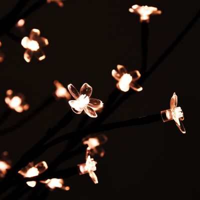 vidaXL Kirsikankukka LED-puu lämmin valkoinen 200 LED-valoa 180 cm