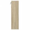 vidaXL Vitriinikaappi Sonoma-tammi 100x15x58 cm tekninen puu