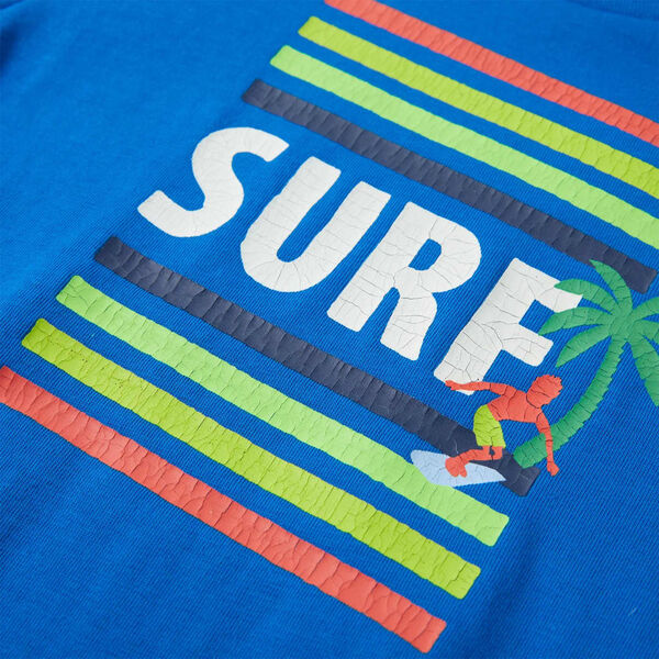 Lasten T-paita kirkas sininen 116