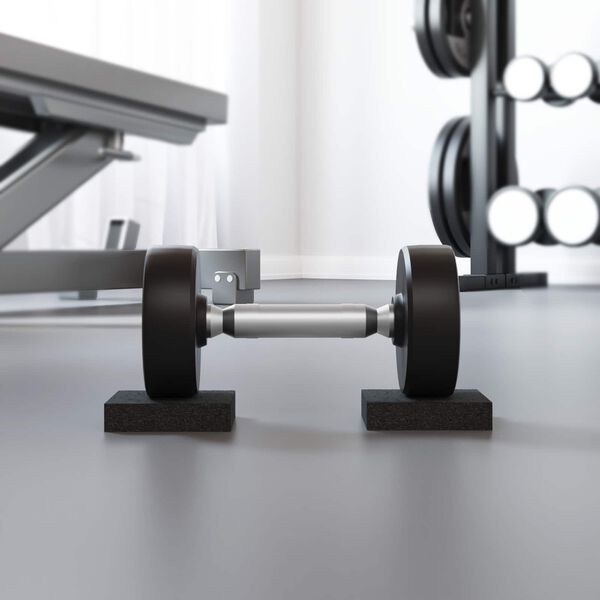 vidaXL Kumimatto Musta Kumi