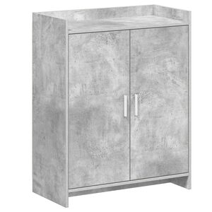 vidaXL Kenk&auml;kaappi ovella Betoninharmaa 73,5 x 36 x 92 cm Tekninen puu