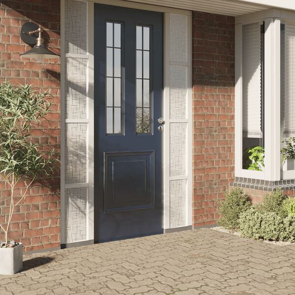 vidaXL Ikkunakalvo himme&auml; t&auml;htikuvio 90x500 cm PVC