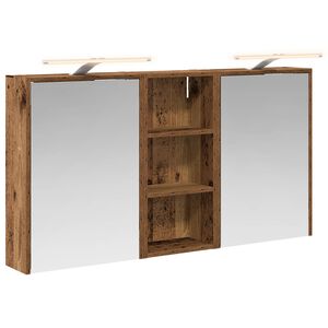 vidaXL Kylpyhuoneen kaappisetti 3 pcs 116 x 16 x 62,5 cm Tekninen puu