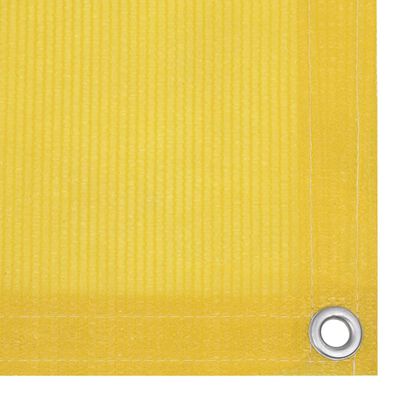 vidaXL Parvekkeen suoja keltainen 120x500 cm HDPE