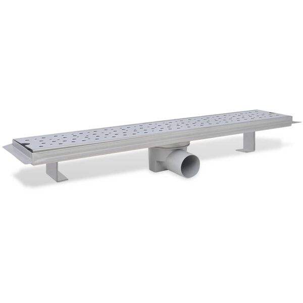 vidaXL Lineaarinen suihkukaivo Kupla 630x140 mm Ruostumaton ter&auml;s