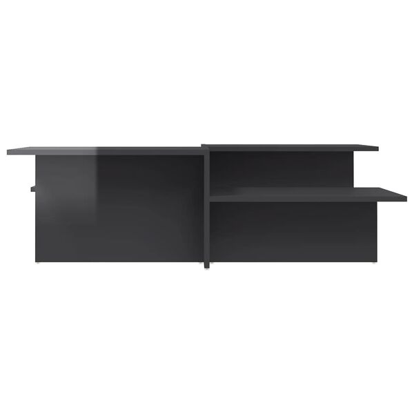 vidaXL Sohvapöydät 2 kpl korkeakiilto harmaa tekninen puu