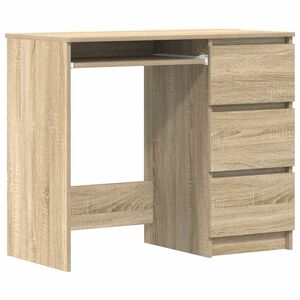 vidaXL Ty&ouml;p&ouml;yt&auml; Sonoma-tammi 90x45x76 cm tekninen puu