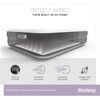 Bestway 2 hengen ilmapatja Tritech 203x152x46 cm musta