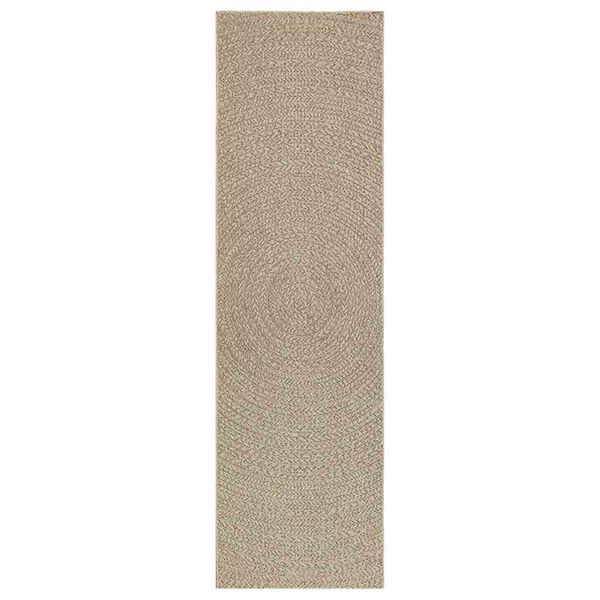 vidaXL Matto ZIZUR beige 80x250 cm juuttityyli sis&auml;- ja ulkok&auml;ytt&ouml;&ouml;n