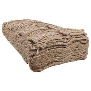 vidaXL Juutti rantamatto Luonnollinen 2 x 30 m