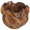 vidaXL Hedelm&auml;kulho JEPARA Teak ruskea &Oslash; 35 cm T&auml;yspuinen tiikki