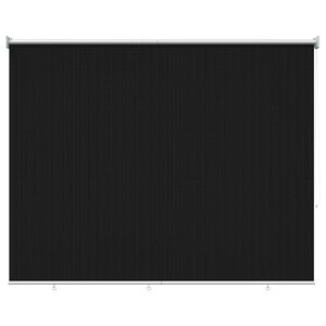 vidaXL Ulkok&auml;ytt&ouml;inen rullakaihdin 90 % UV-suojalla Musta 200 x 140 cm