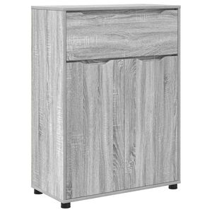 vidaXL Kylpyhuonekaappi Harmaa Sonoma 72,5 x 36,5 x 100 cm