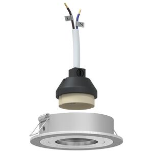 vidaXL Kohdevalo 24 pcs Hopea 9 x 9 x 2 cm Alumiini