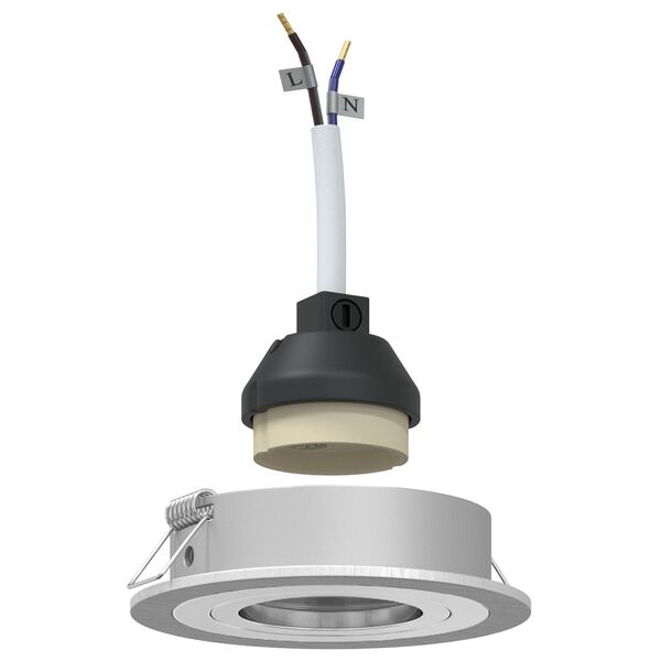 vidaXL Kohdevalo 24 pcs Hopea 9 x 9 x 2 cm Alumiini