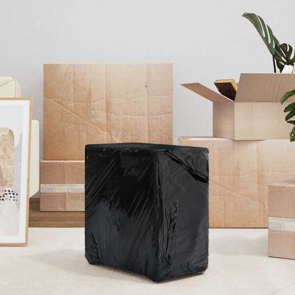 vidaXL Stretch Film 2 kpl Musta 20 μm 50 cm x 150 m