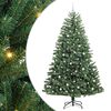 vidaXL Salkomallinen tekoinen joulukuusi Vihre&auml; 240 cm PVC ja metalli