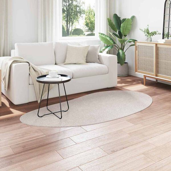 vidaXL Matto Hiekka 100 x 200 cm Polyesteri