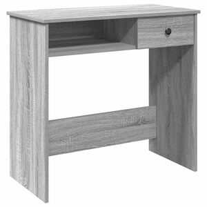 vidaXL Ty&ouml;p&ouml;yt&auml; harmaa Sonoma 80x40x75 cm tekninen puu