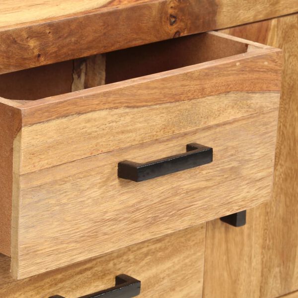 vidaXL Sivup&ouml;yt&auml; 118x28x75 cm t&auml;ysi akaasiapuu