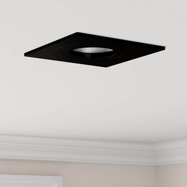 vidaXL Kohdevalo 12 pcs Musta 9 x 9 x 2 cm Alumiini