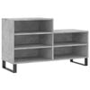 vidaXL Kenk&auml;kaappi betoninharmaa 102x36x60 cm tekninen puu