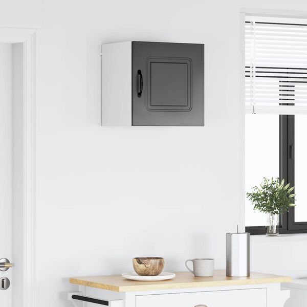 vidaXL Keitti&ouml;kaappi Kalmar Musta 40 x 31 x 40 cm Tekninen puu