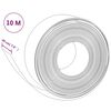 vidaXL Puutarhareunukset 5 kpl harmaa 10 m 20 cm polyeteeni