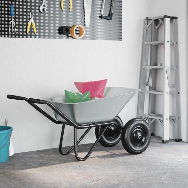 vidaXL Puutarhak&auml;rryn tarjotin vaihto Hopea 88 x 60 x 32 cm Ter&auml;s