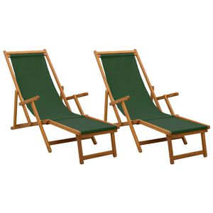 vidaXL Taittuva aurinkotuoli 2 pcs 3 Sijainti Tihe&auml; Eukalyptuspuu