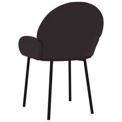 vidaXL Ruokapöydän tuolit 2 kpl musta keinonahka