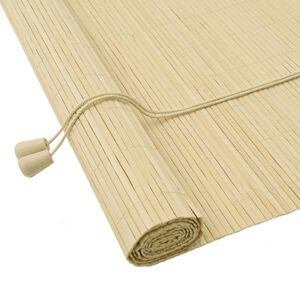 vidaXL Rullaverho Luonnollinen 130 x 220 cm Bambu