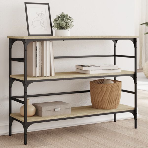 vidaXL Sohvap&ouml;yt&auml; Sonoma-tammi 100x32x75 cm tekninen puu