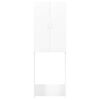 vidaXL Pesukonekaappi valkoinen 64x25,5x190 cm