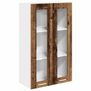 vidaXL Henkarikaappi ovella Vanha puu 60 x 31 x 100 cm Tekninen puu