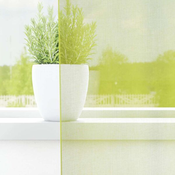 vidaXL Voileeverhot läpiviennillä 2 kpl omenanvihreä 140x300 cm