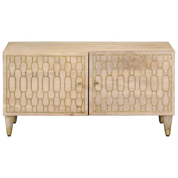 vidaXL Sohvapöytä 80x50x40 cm täysi mangopuu