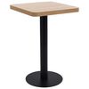 vidaXL Bistrop&ouml;yt&auml; vaaleanruskea 50x50 cm MDF