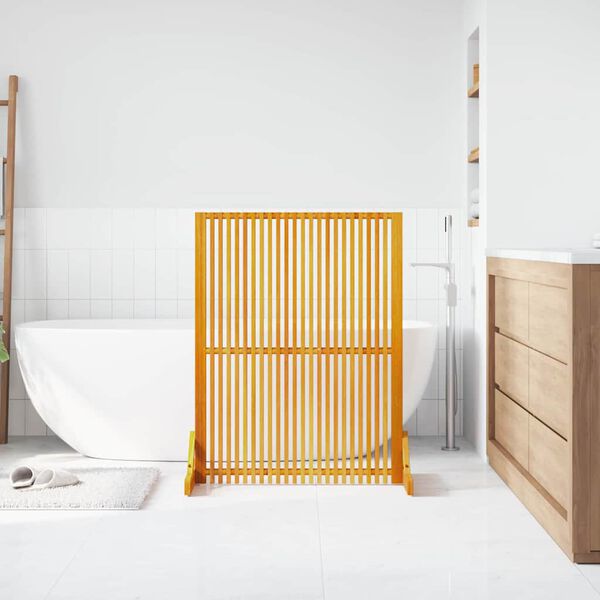 vidaXL Yksityisyysn&auml;ytt&ouml; Ruskea 79.5 x 50 x 110 cm T&auml;ysi Akaasiapuu