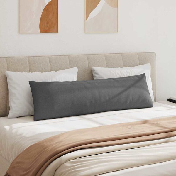 vidaXL Sohvatyynyt 2 pcs Tumma harmaa 145 x 40 cm kangas