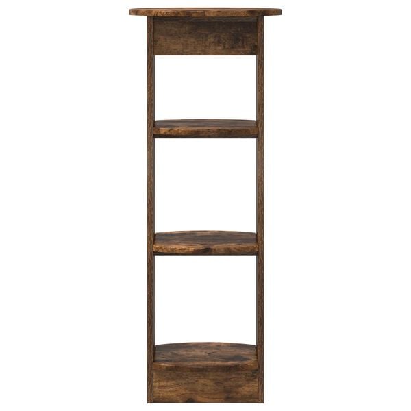 vidaXL Sivukaappi Savustettu Tammi 40 x 40 x 100 cm K&auml;sitelty puu