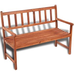 vidaXL Puutarhapenkki 120 cm akaasiapuu