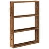 vidaXL Sein&auml;hylly Old Wood 43x9x60 cm Engineered Wood